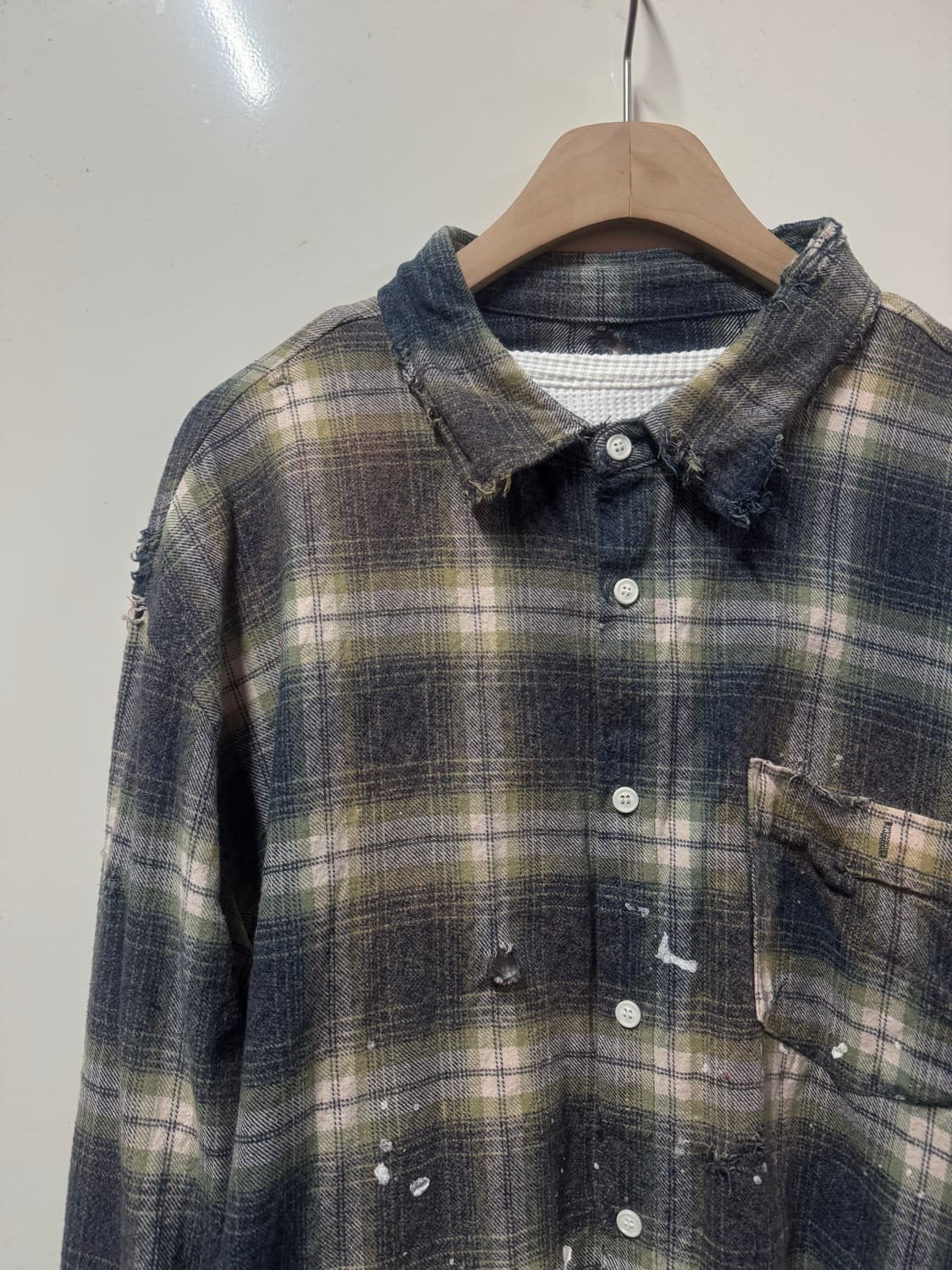 빈티지 체크셔츠 상품이미지2