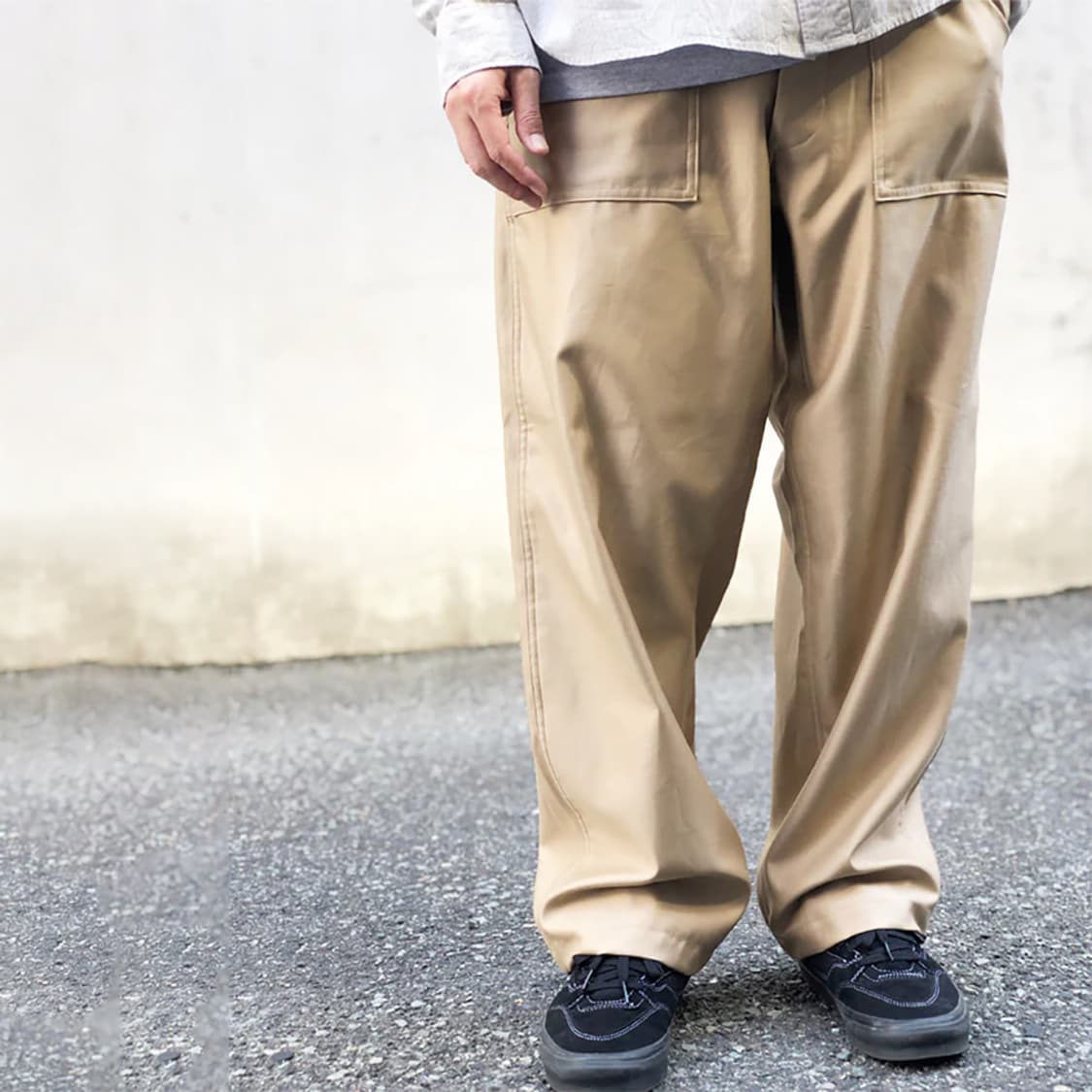 giza back satin baker pants 상품이미지2
