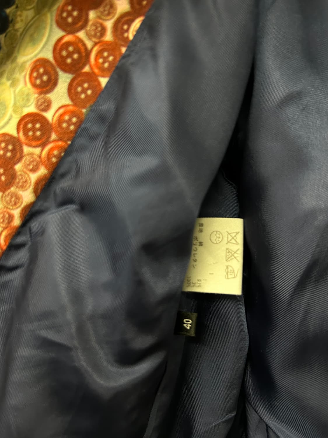 폴스미스 버튼 패턴 반코트 상품이미지4