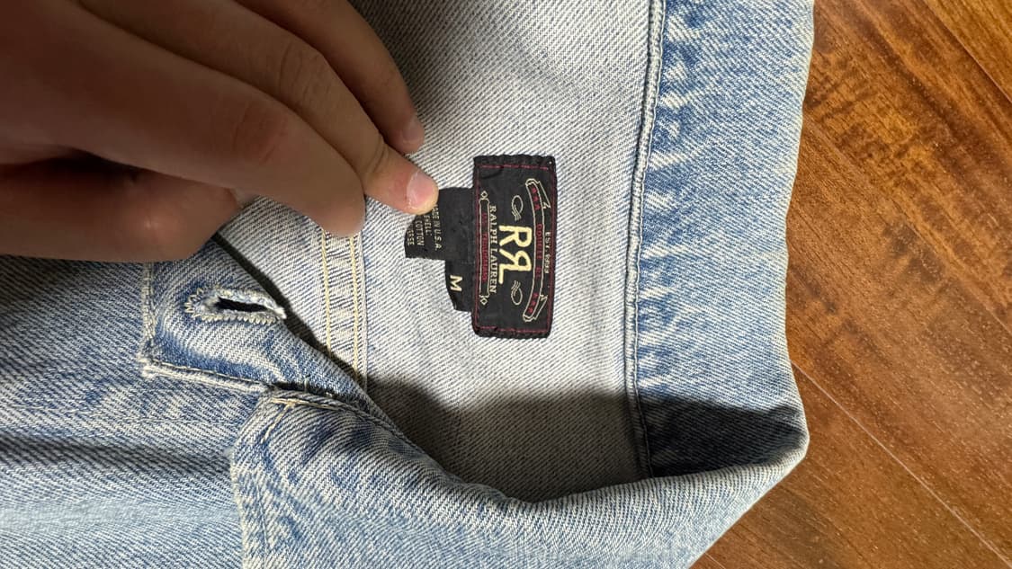 더블알엘 데님자켓 95size 상품이미지3