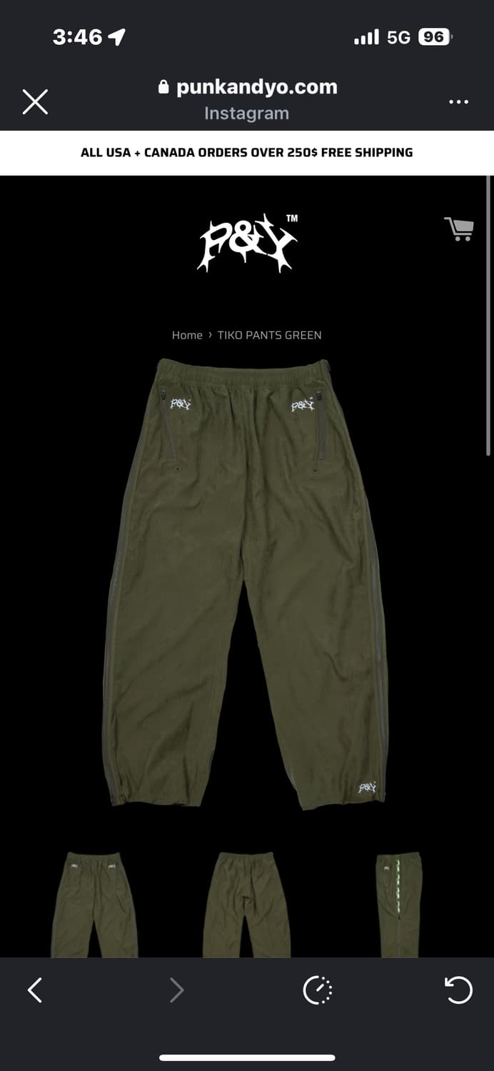 펑크앤요 티코팬츠 상품이미지1