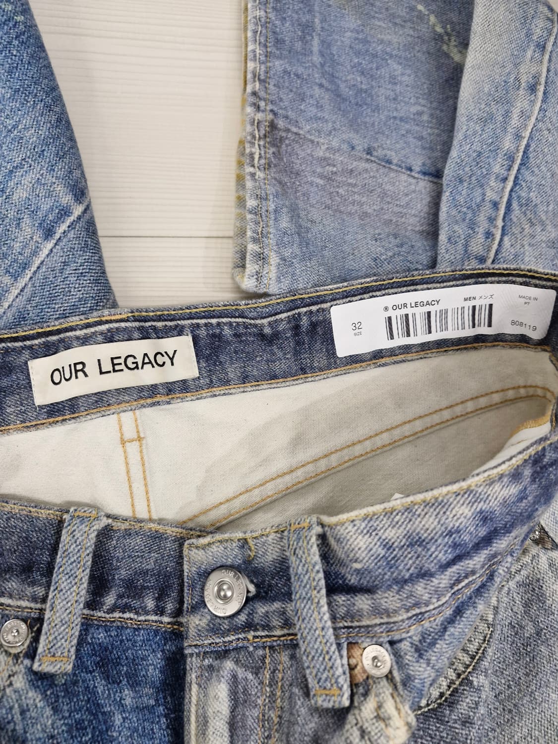 아워레가시(OUR LEGACY) 디지털프린트 써드컷 데님 상품이미지9