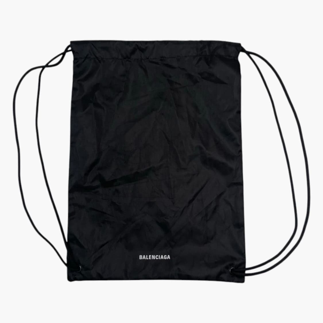 발렌시아가 Balenciaga 블랙 드로우스트링 더스트백 상품이미지1