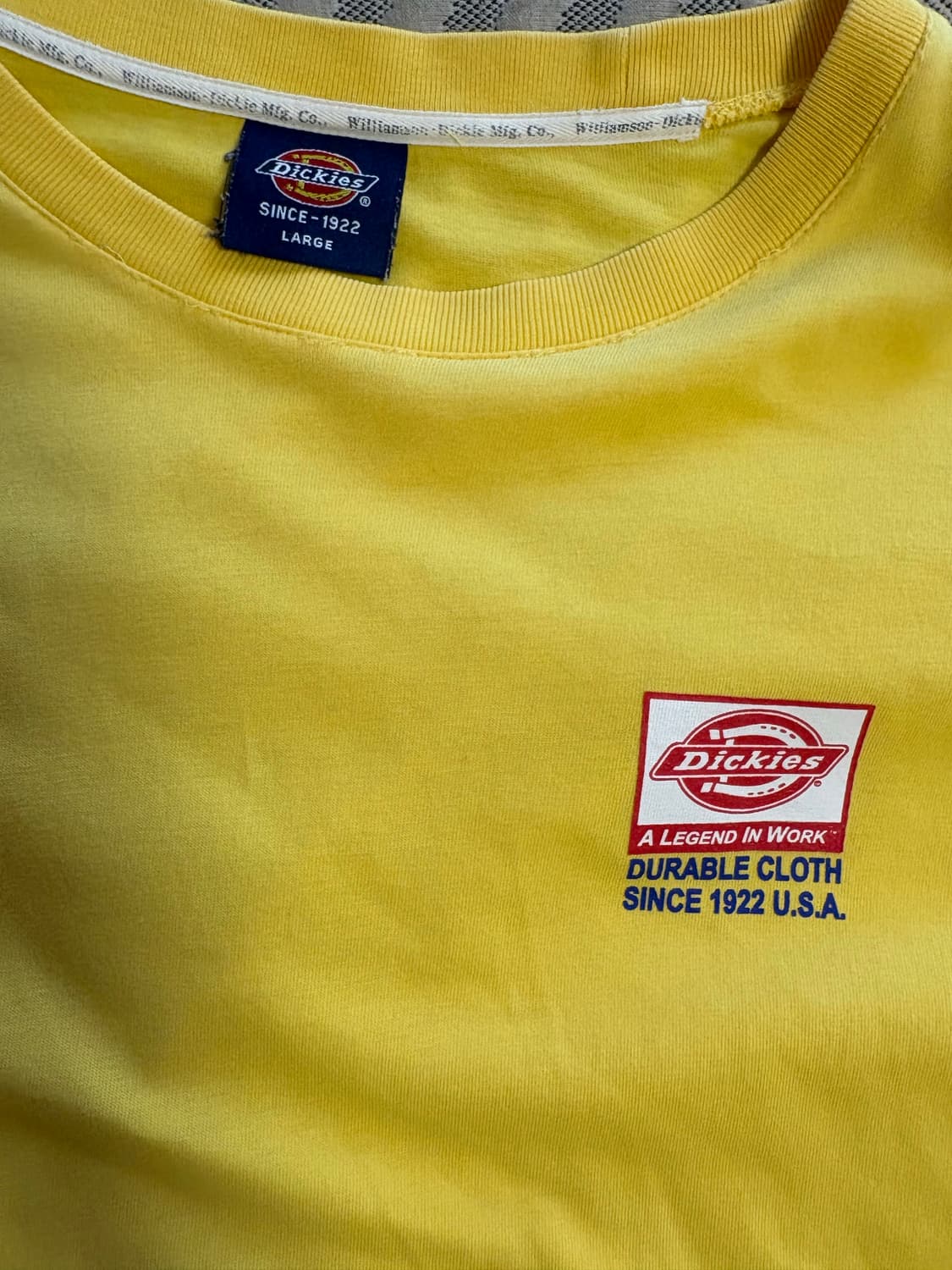 디키즈 빈티지 옐로우 롱슬리브 L 상품이미지2