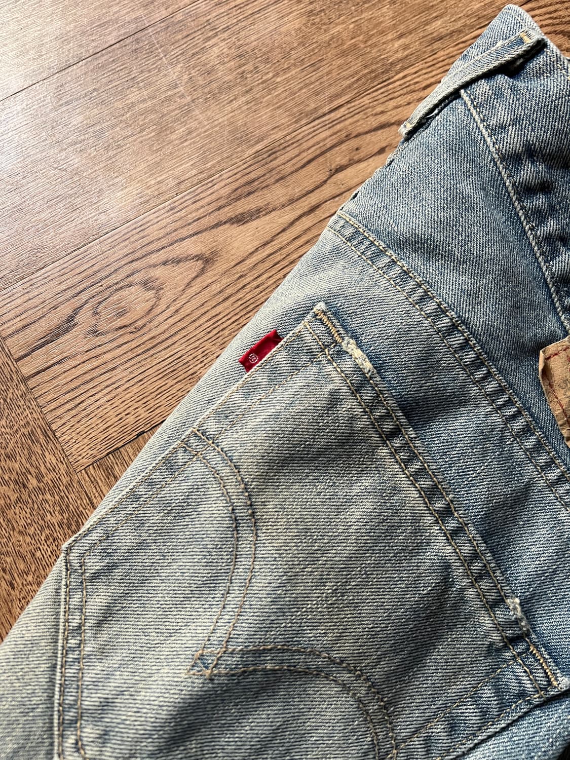 [34]00's 리바이스 USA 505 빈티지 워싱 데님 팬츠 상품이미지6