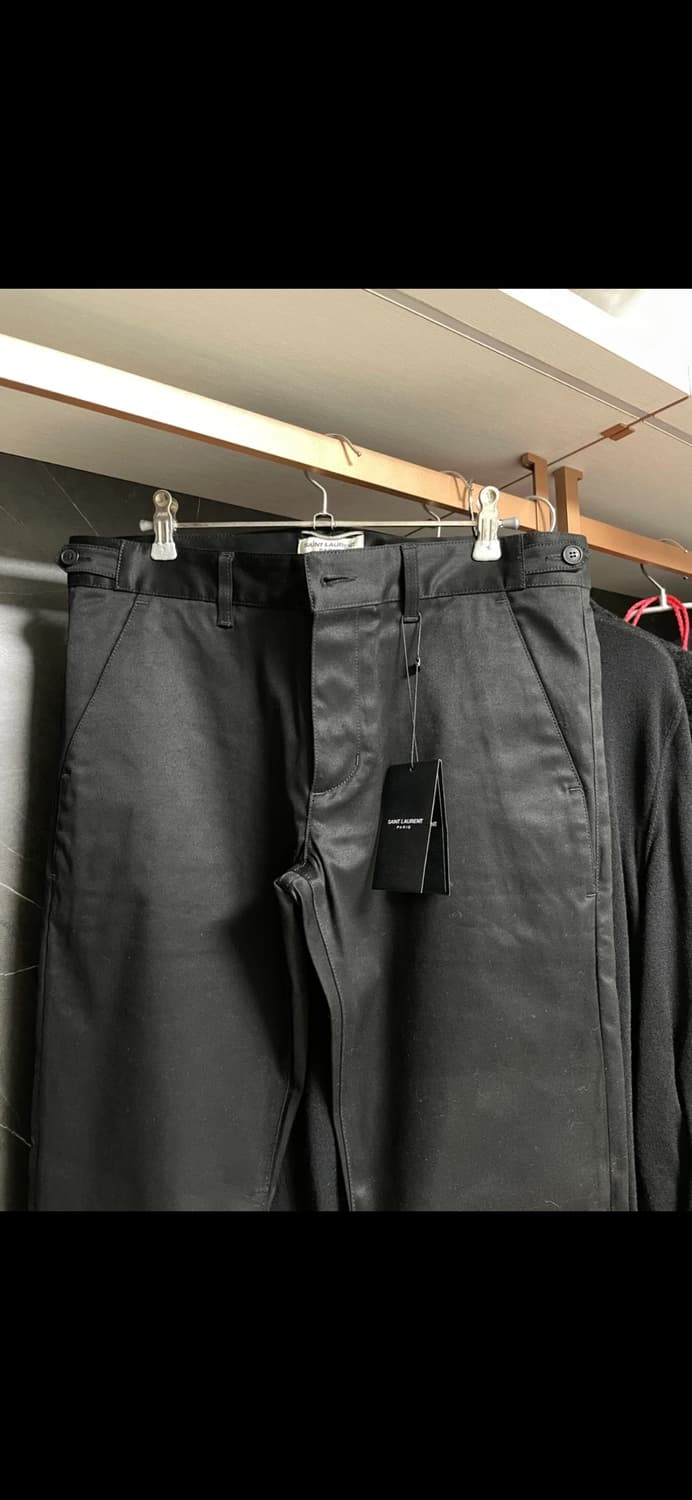 생로랑 19시즌 코튼 팬츠 상품이미지2