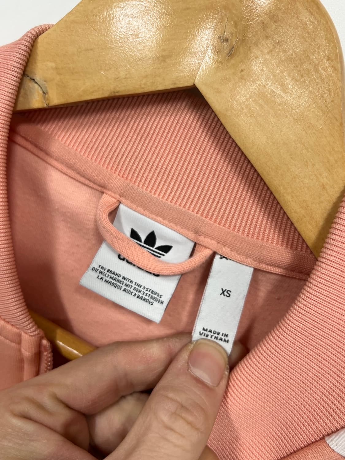 아디다스 트레포일 살구 연핑크 트랙 슈퍼스타 져지 상품이미지5