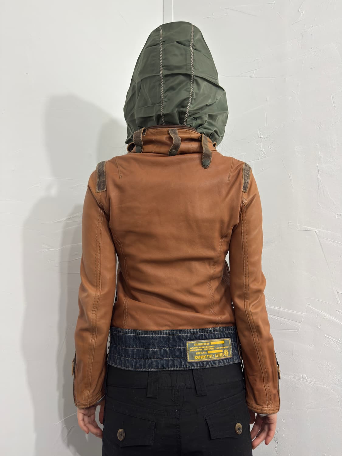 avirex design leather jacket 상품이미지6