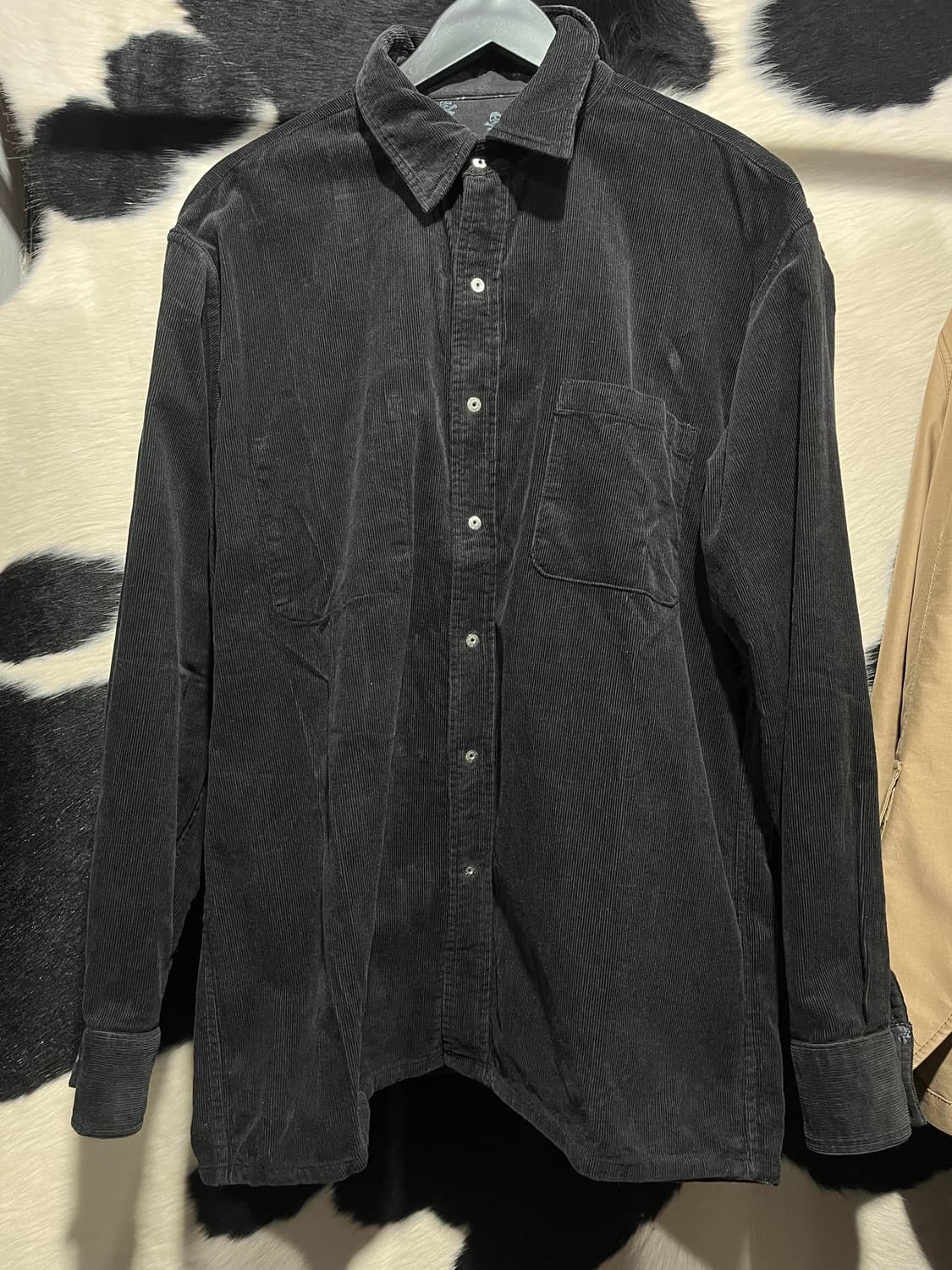 해골 코듀로이 리버시블 셔츠 상품이미지3