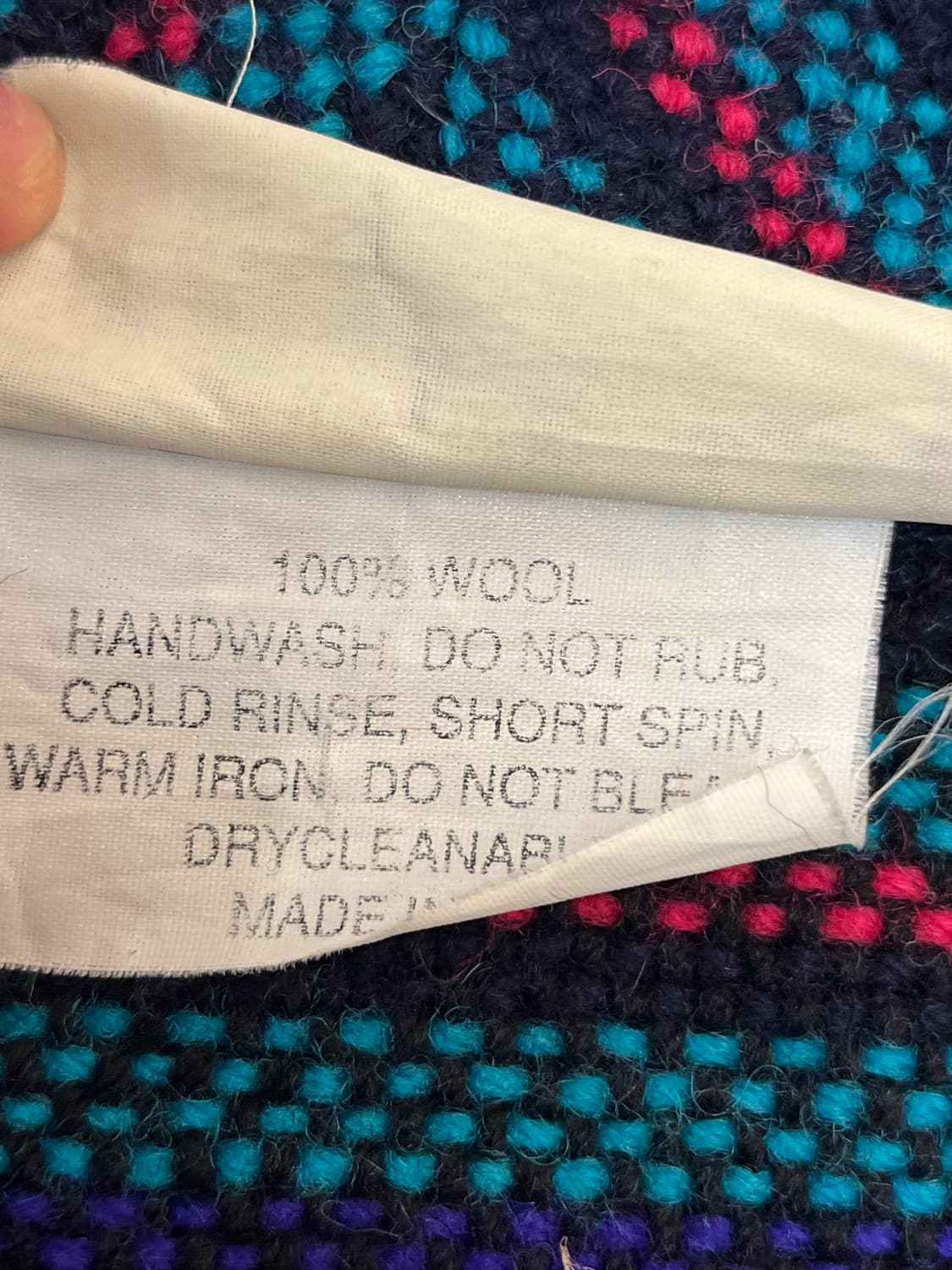 빈티지 뉴질랜드 바하 숏 로브 네이비 #csz2564 상품이미지3