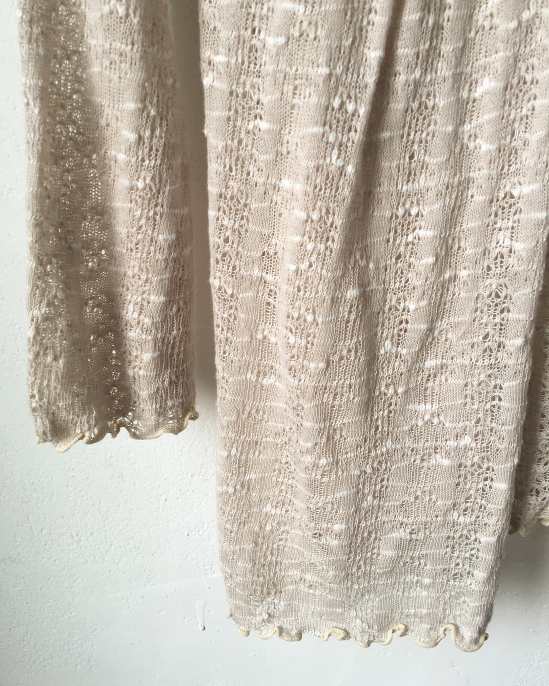 Lace trimming crochet cardigan 상품이미지5
