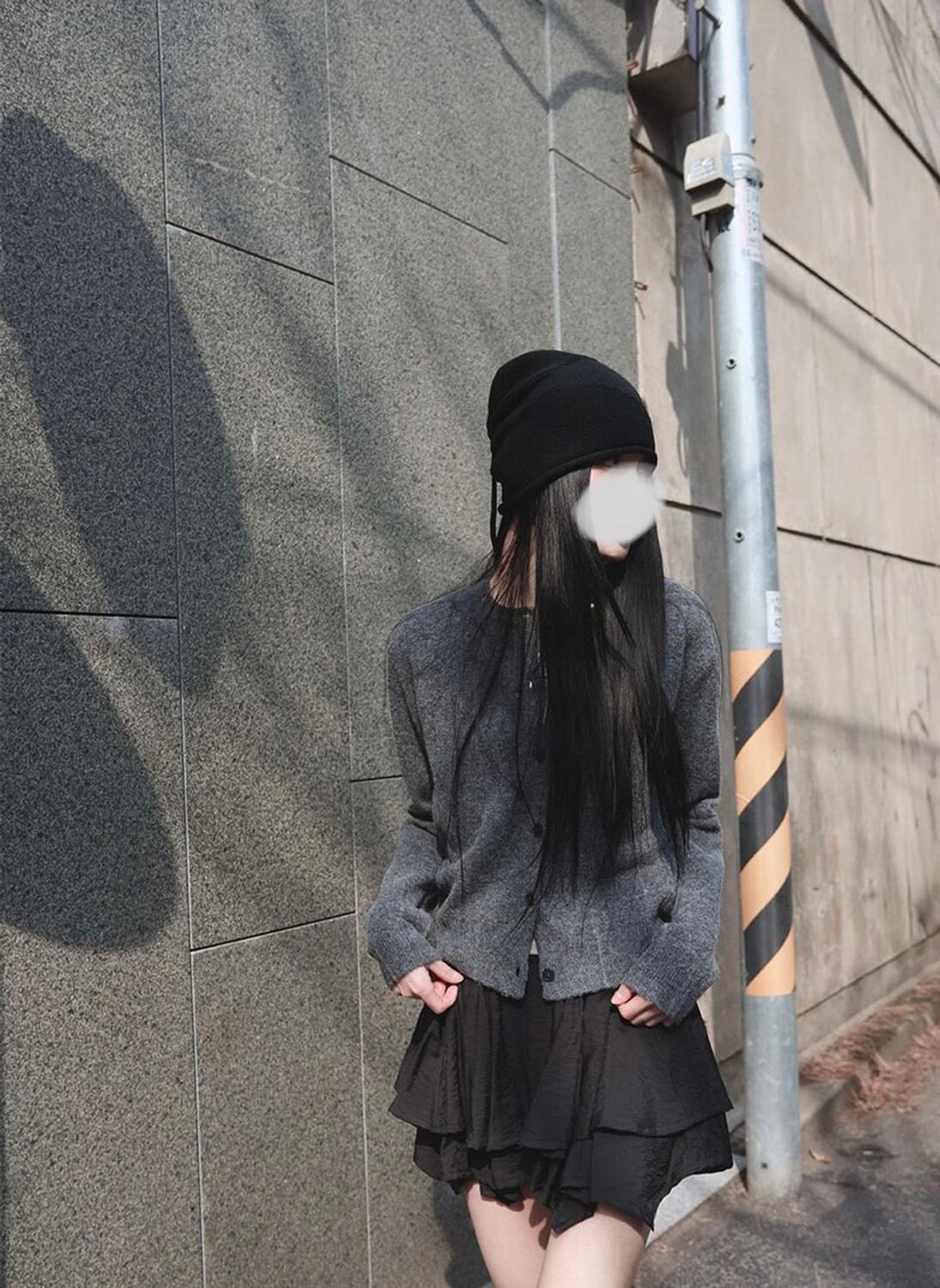 SIS-A 스트링 비니 블랙 상품이미지3