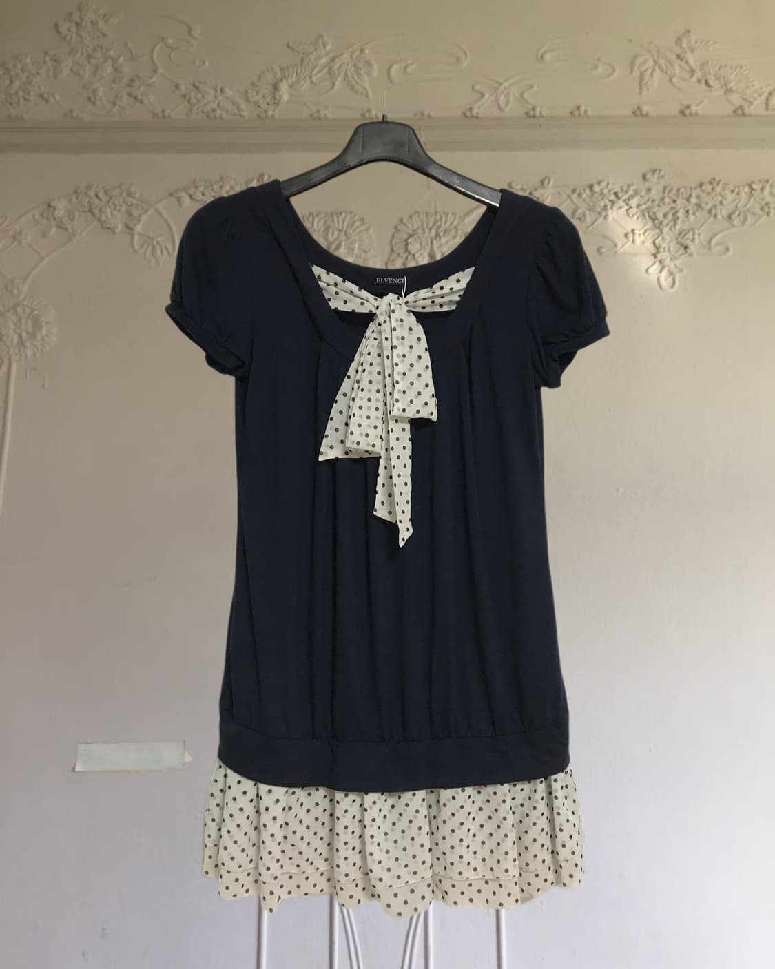 vintage dot one-piece 상품이미지5