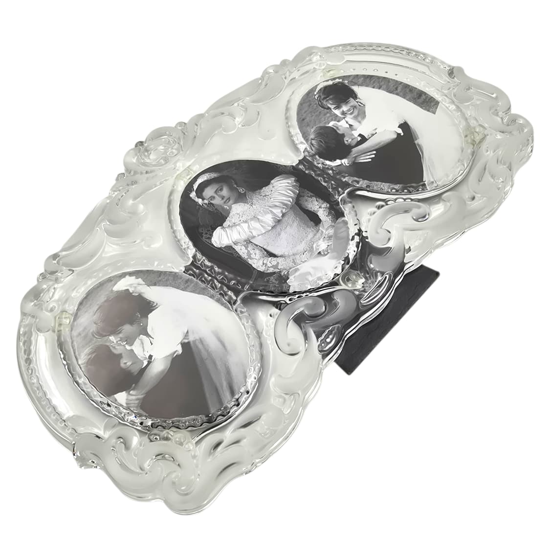 80s 독일 미카사 엔틱 크리스탈 3구 액자 상품이미지4