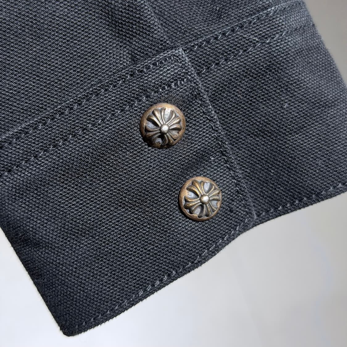 (S+/ M) / 크롬하츠 워크독 블랙 셔츠 자켓 상품이미지6