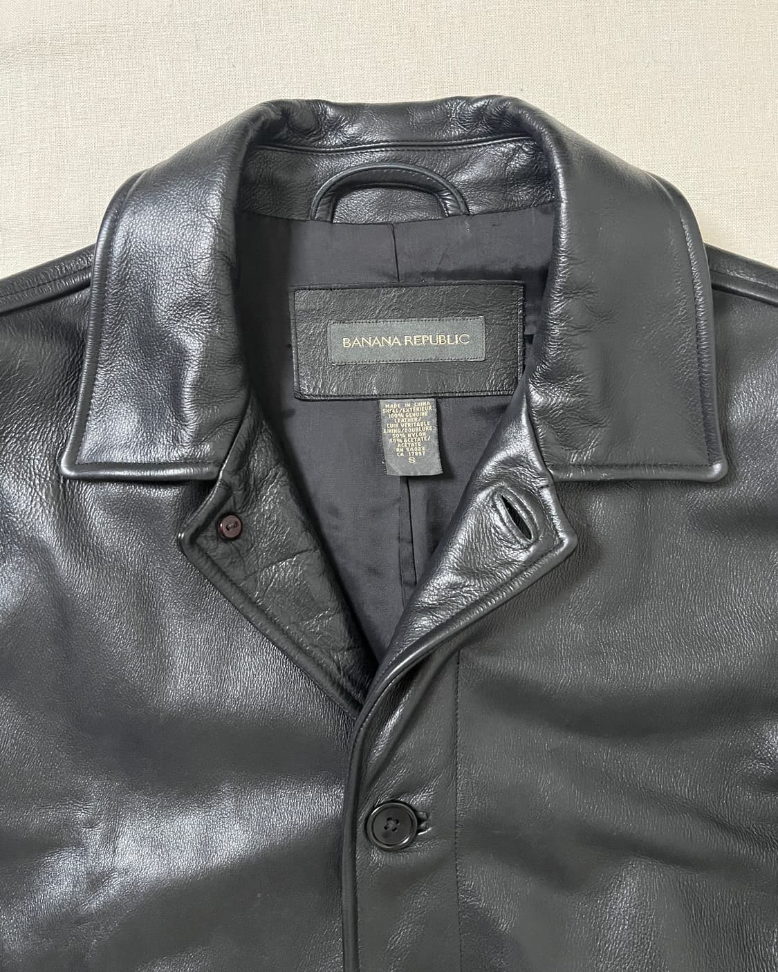 00s 바나나리퍼블릭 소가죽 카코트 cow leather coat 상품이미지6