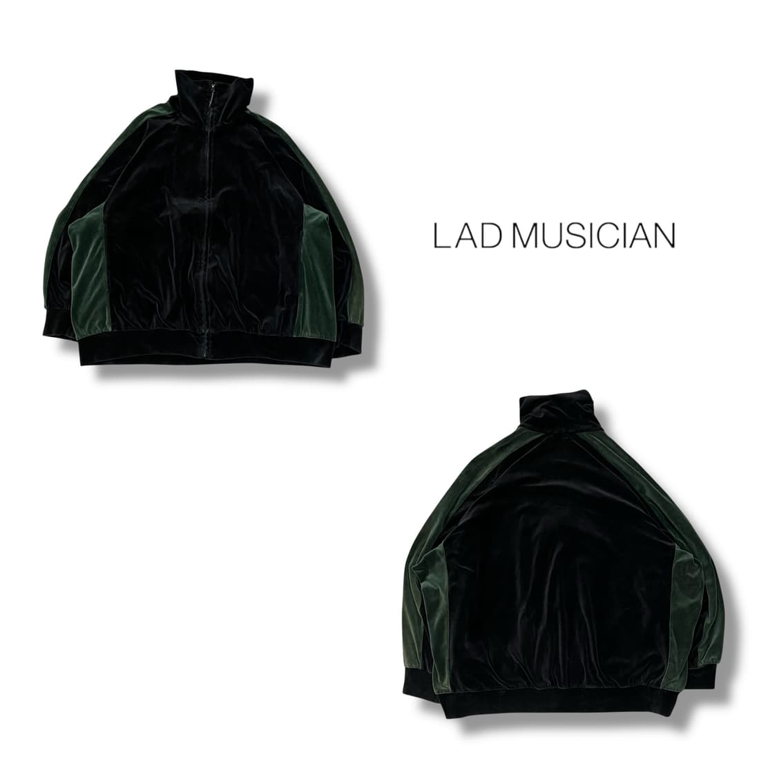  라드뮤지션 배색 벨벳 집업 y14316 상품이미지1