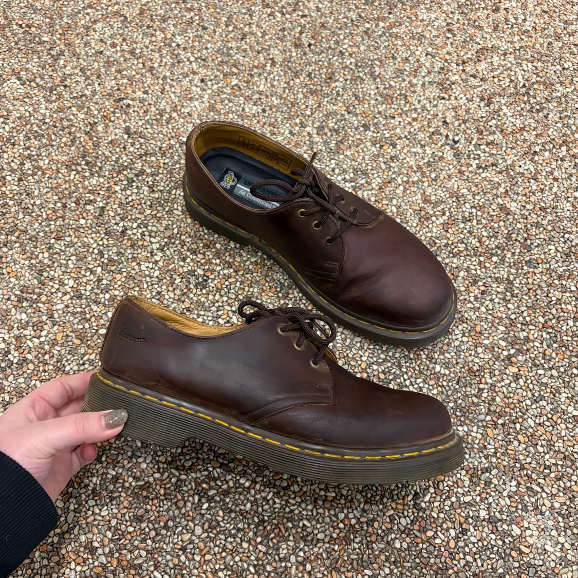 228. 닥터마틴1461 크레이즈호스 브라운 워커 상품이미지8