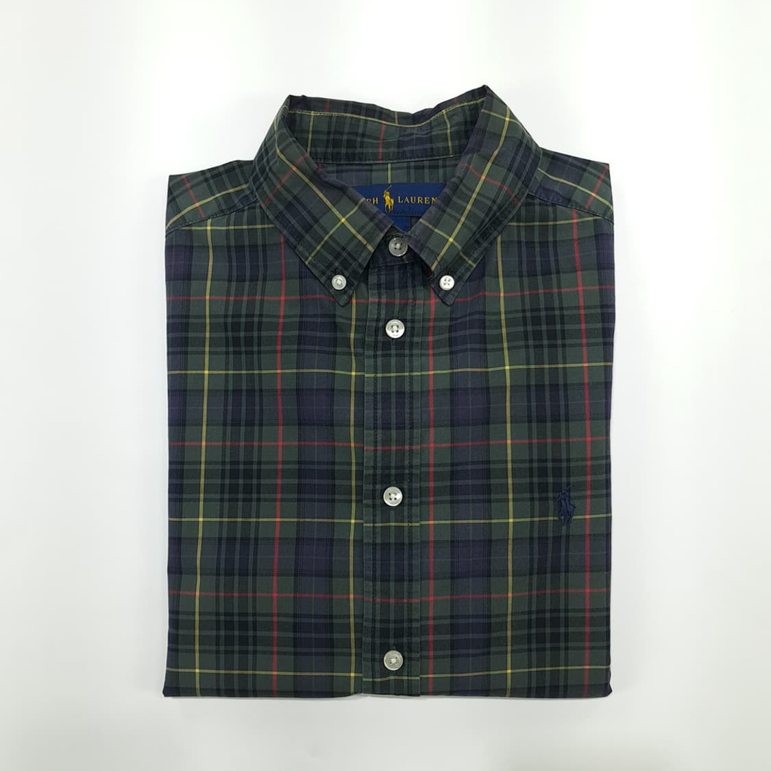 CN409W XL 폴로 랄프로렌 모던 블랙워치 타탄체크 긴팔 셔츠 남방 상품이미지8