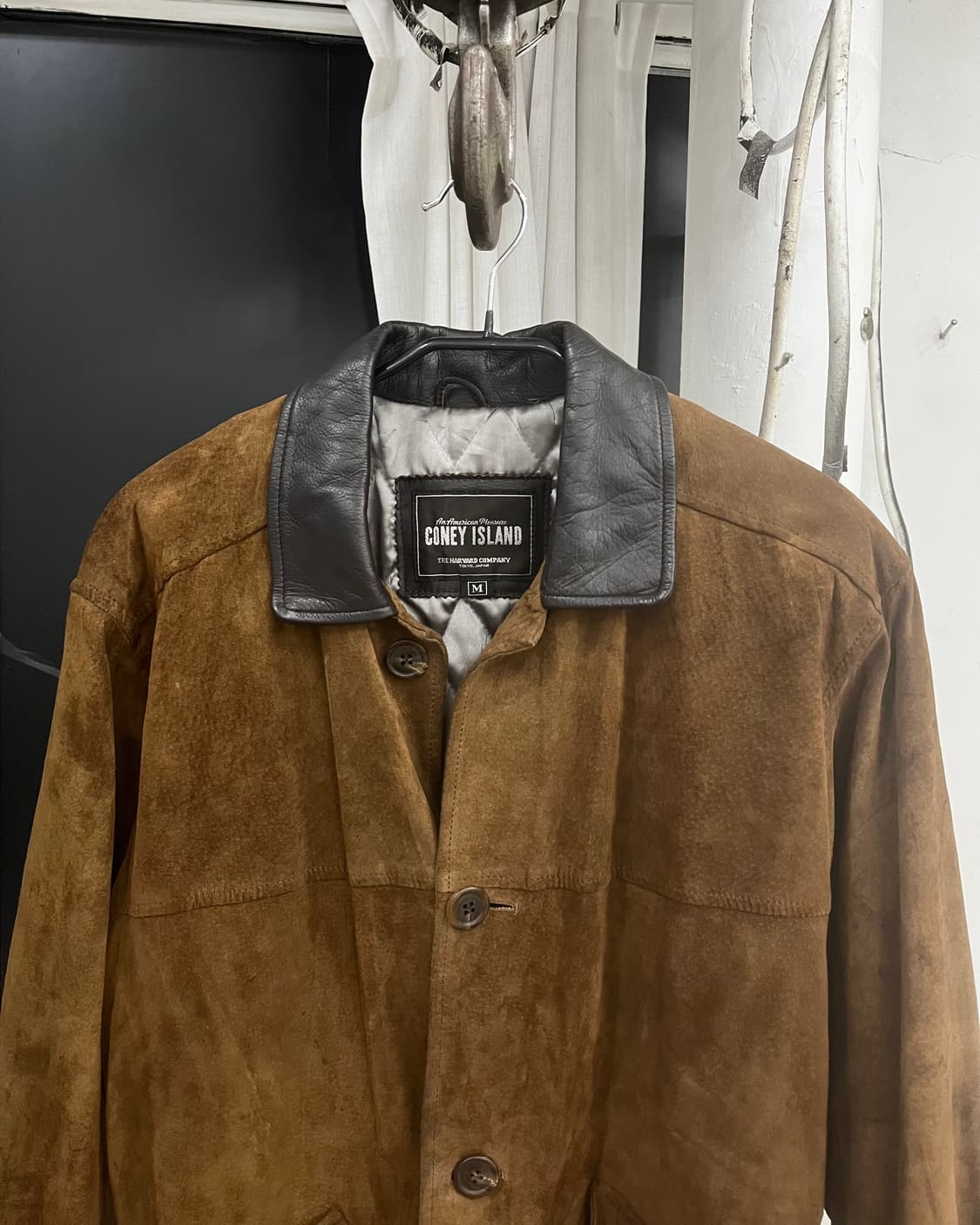 90s coney island suede jacket 상품이미지6