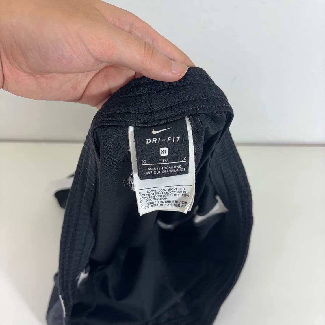 XL 나이키 검흰 스우시 DRI-FIT 폴리 밴딩쇼츠 반바지 상품이미지3