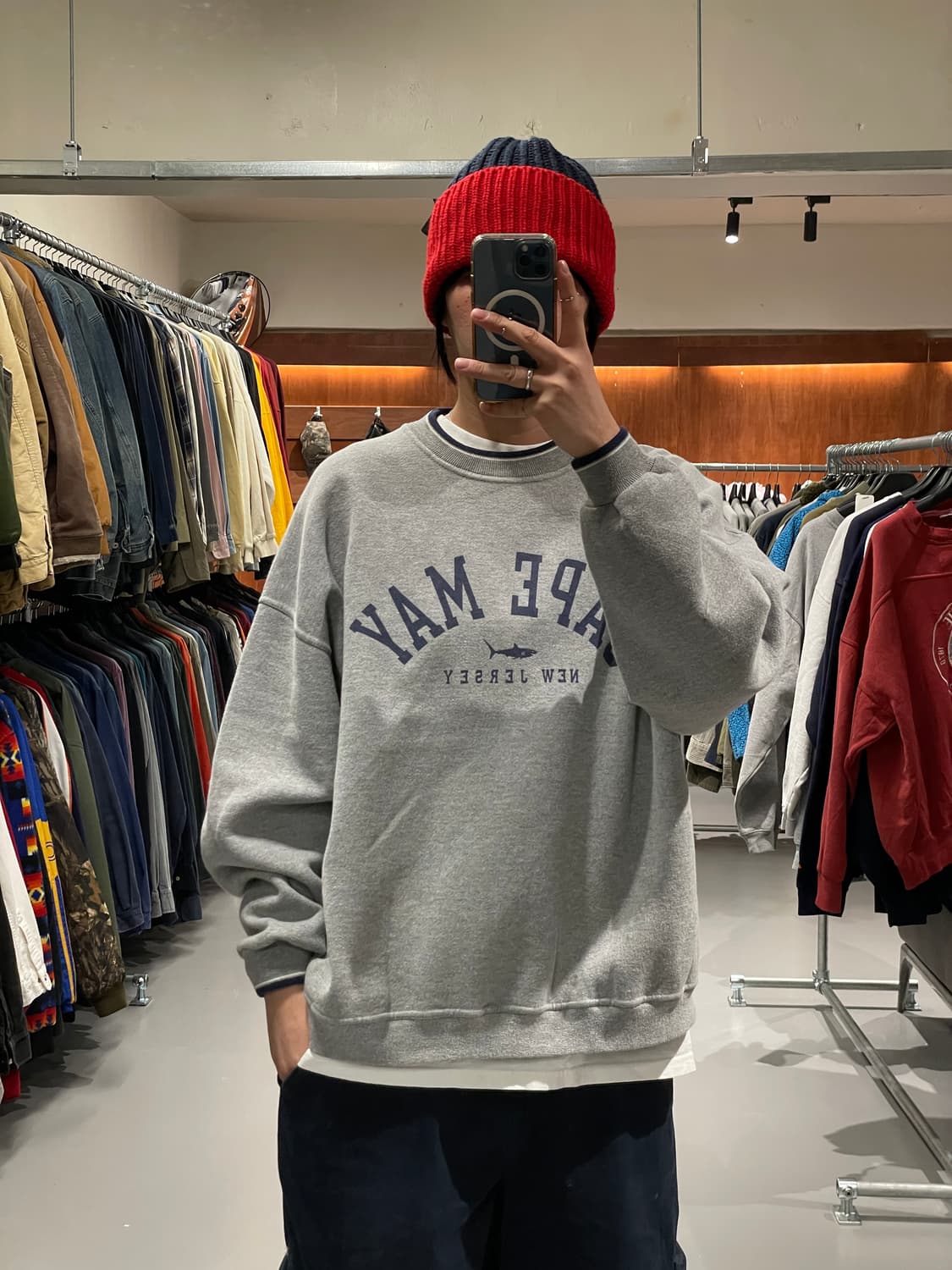 빈티지 CAPE MAY 맨투맨 티셔츠   상품이미지1