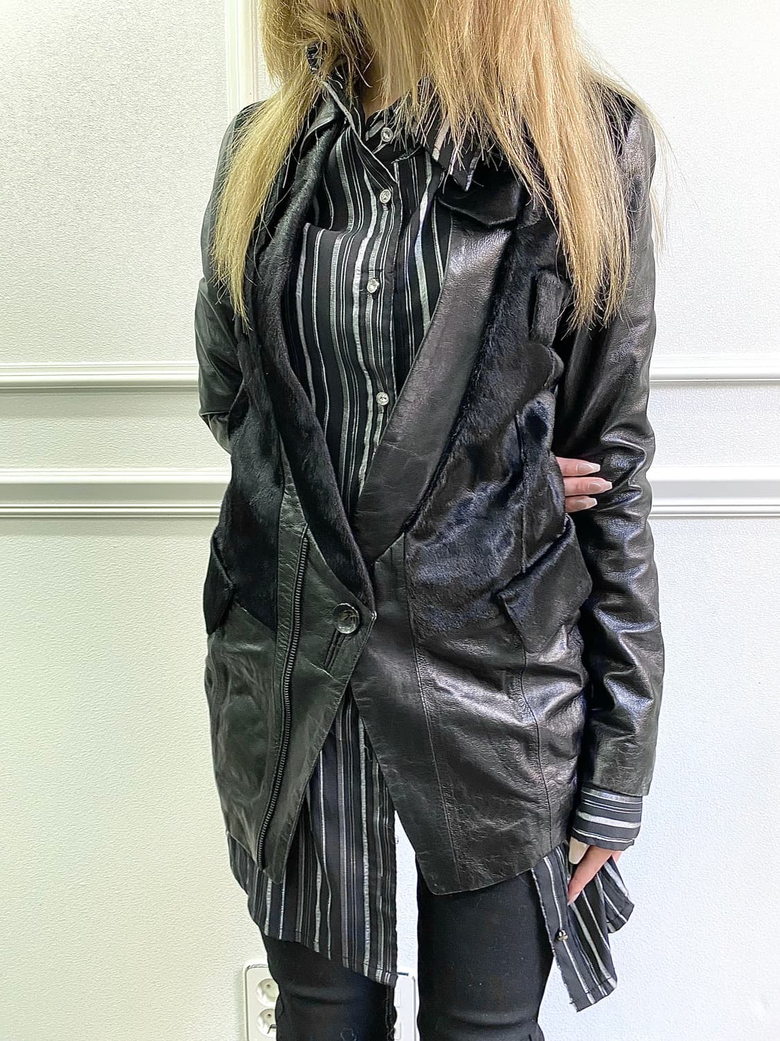 Vkei Mood Calf Hair Trimming Blazer 상품이미지8