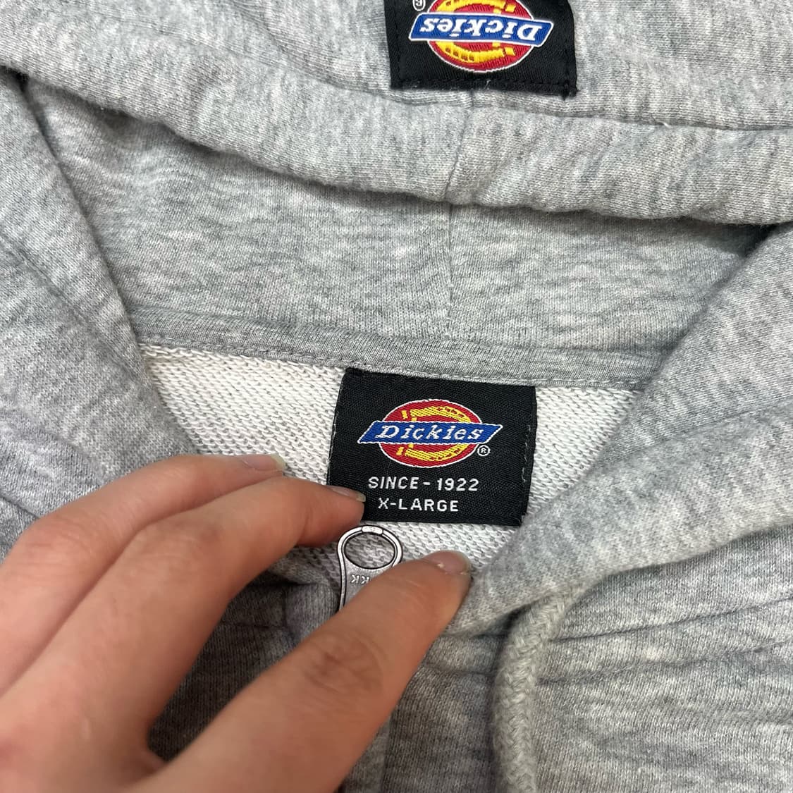 Dickies gray hood zip-up 상품이미지9