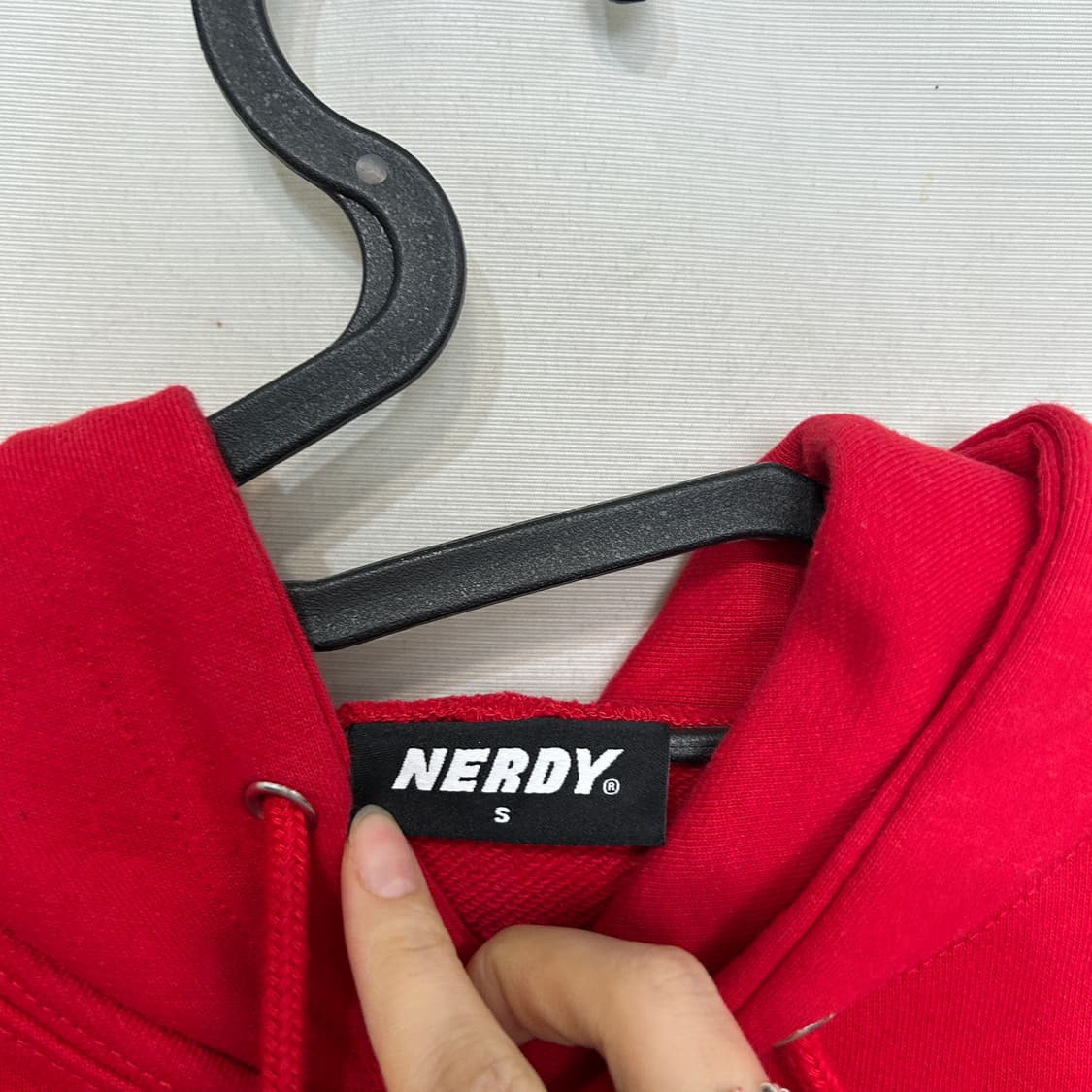 널디 스카치 라인 오버핏 후드티 S 남녀공용 상품이미지2