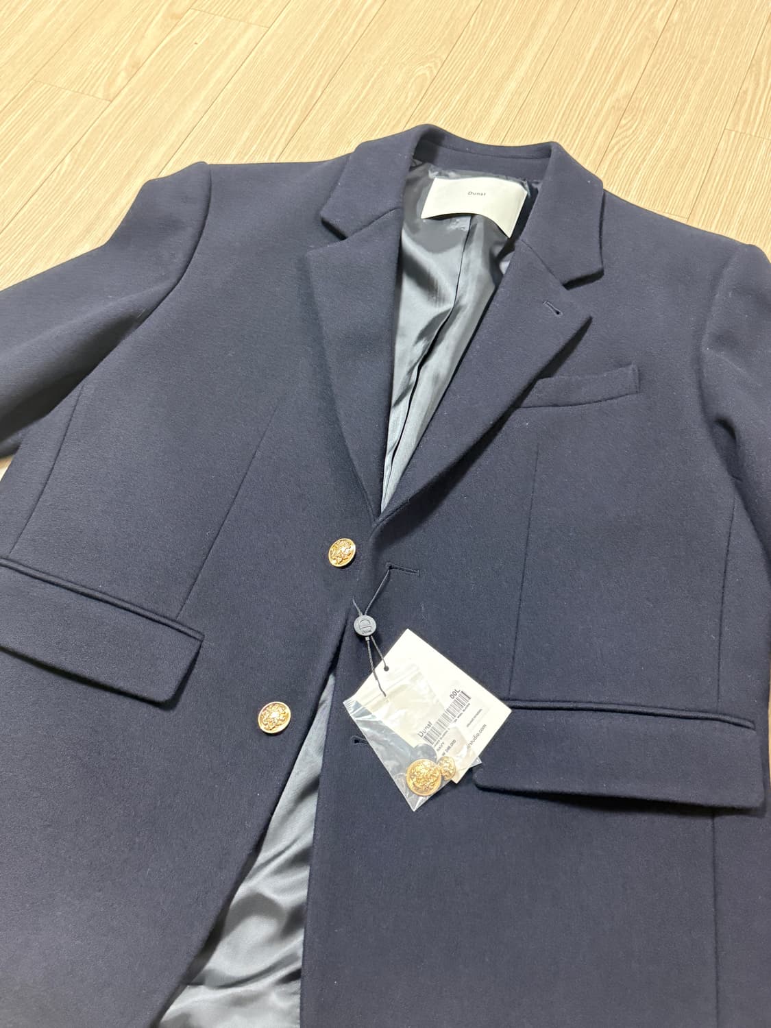 던스트 울 네이비 자켓 새상품 상품이미지3