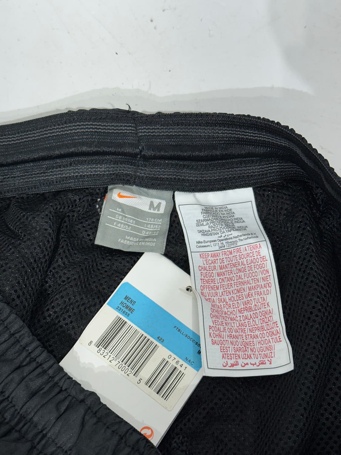 00s 나이키 블랙 새상품 인터밀란 한정판 와이드 트랙 팬츠 M 상품이미지7