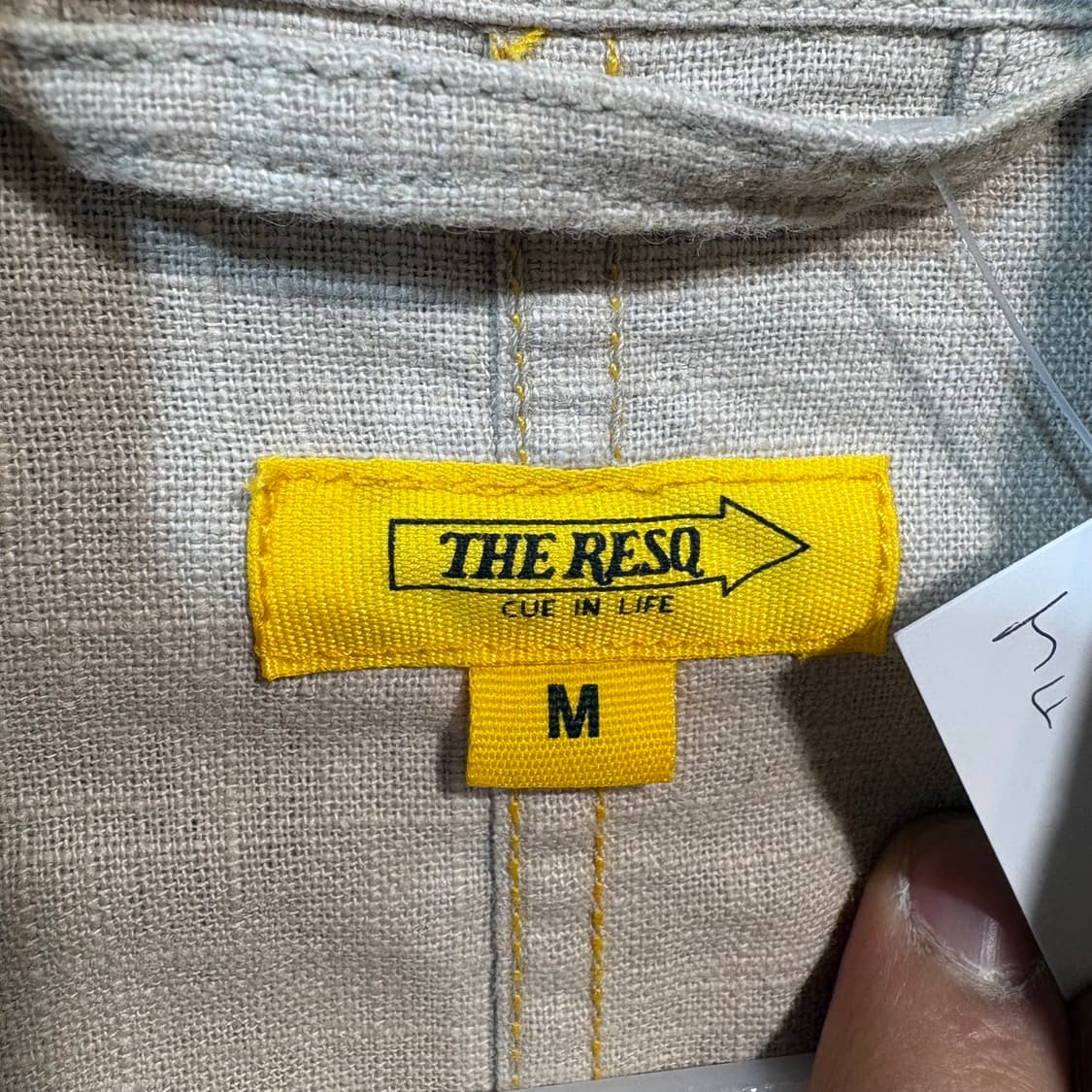 [M] THE RESQ 더 레스큐 린넨 사파리 자켓 상품이미지6