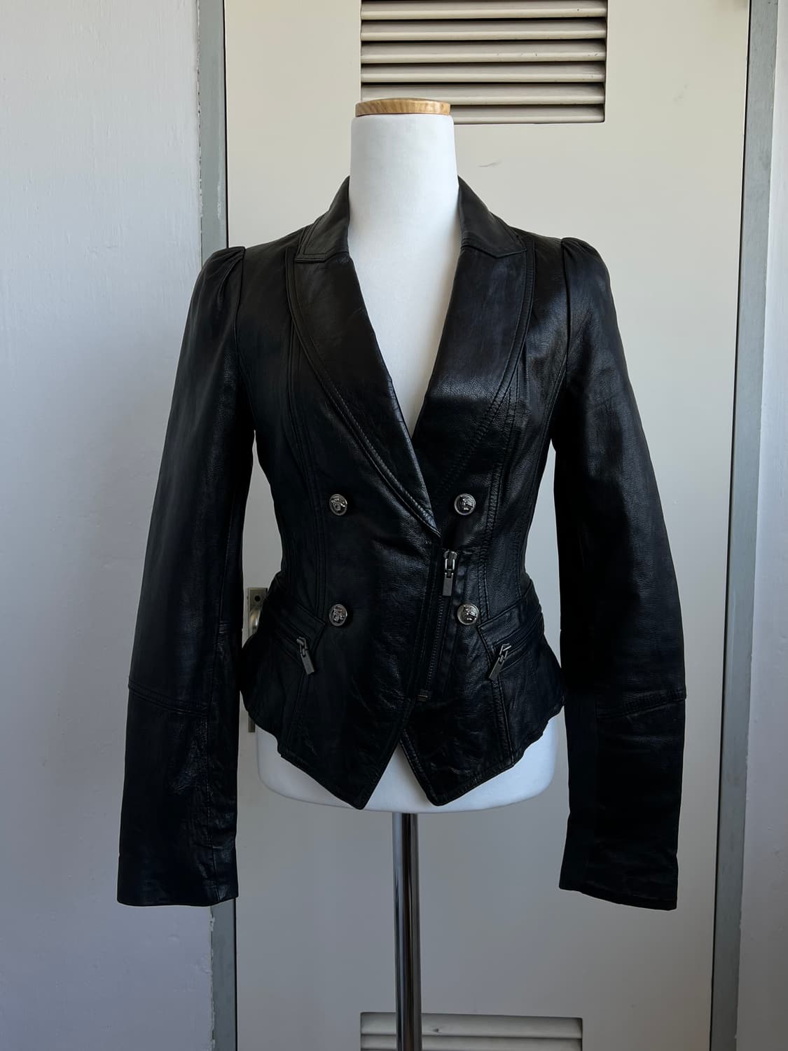 Napoleon Style Leather-Jacket 상품이미지1