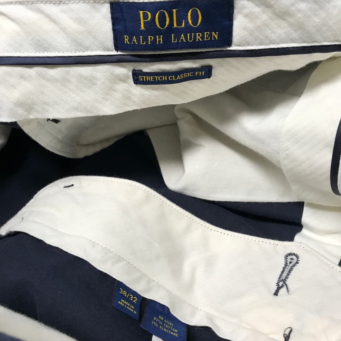 폴로 랄프로렌 치노 팬츠 네이비 38/32 상품이미지6