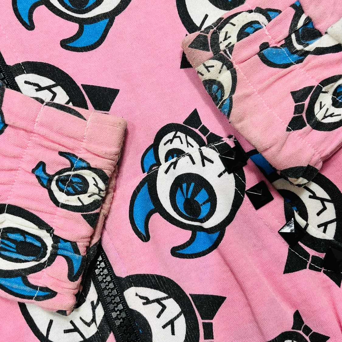 펑크 수퍼 러버즈 데빌 몬스터 아트 후디 집업 상품이미지6