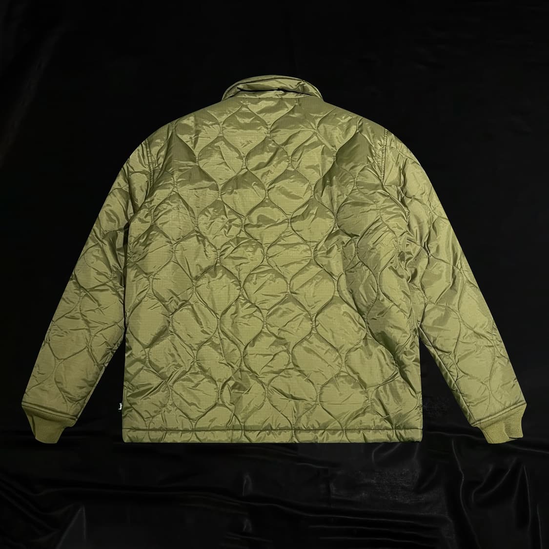 스투시 카키 퀄팅 패딩 상품이미지2