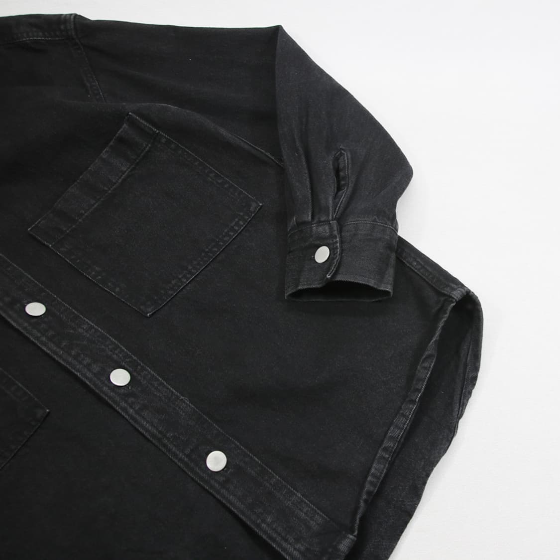 (착용컷) GU 데님 셔츠 (남성용 98-100) 상품이미지6