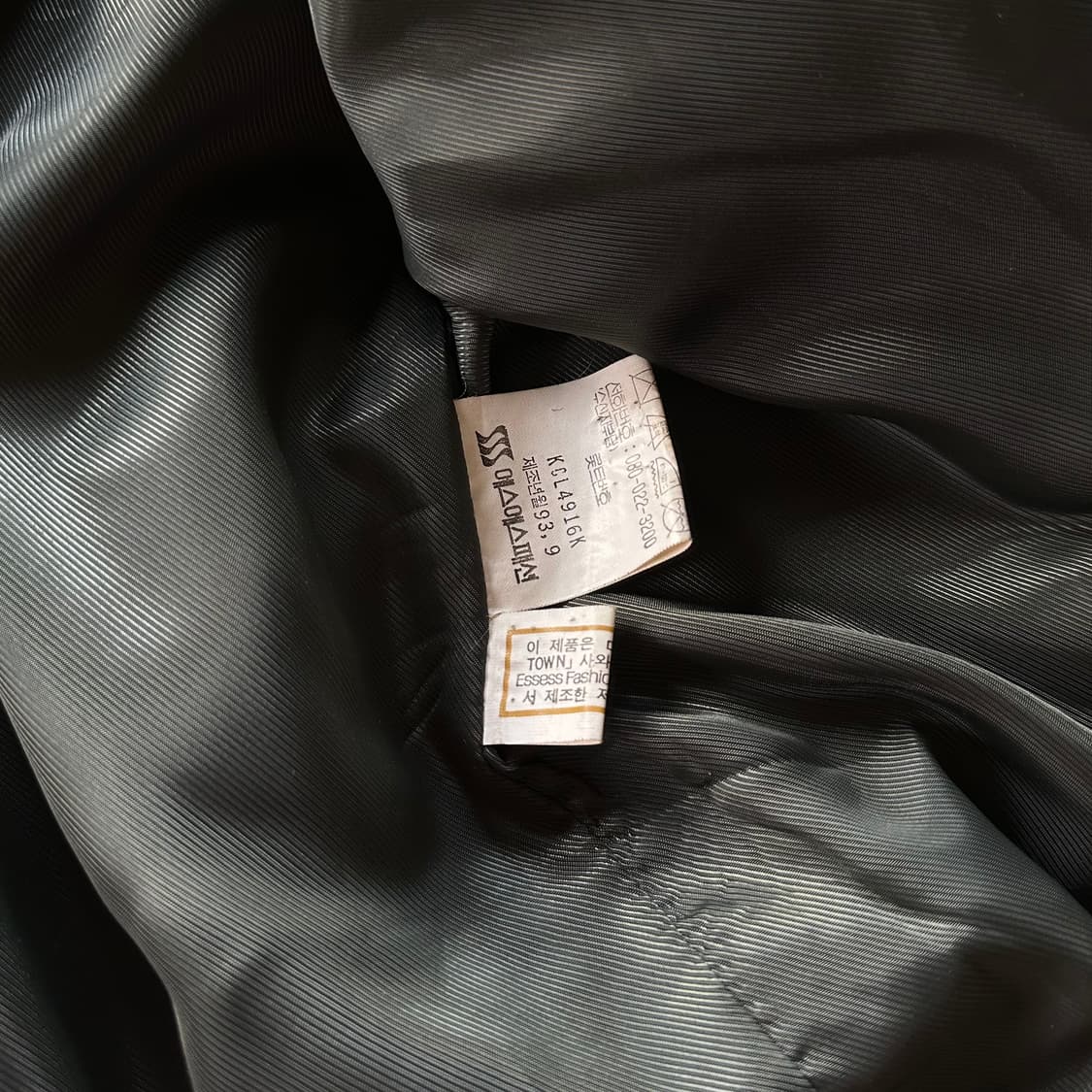 [M]런던포그 90s 양가죽 레더 봄버 자켓 상품이미지10