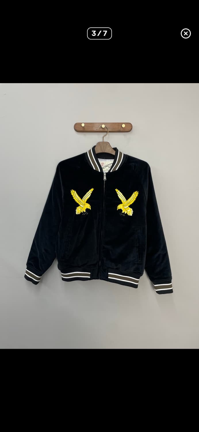 쇼트 뉴욕 듀크 수베니어 블랙벨벳 자켓 A3670 상품이미지2