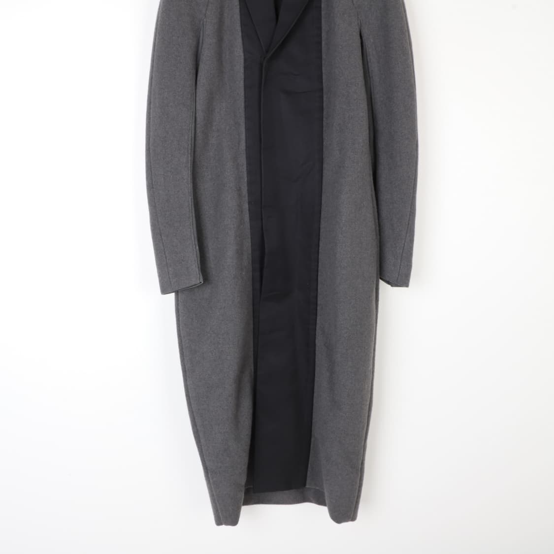 4 / Rick Owens 릭오웬스 투톤 롱코트 상품이미지4