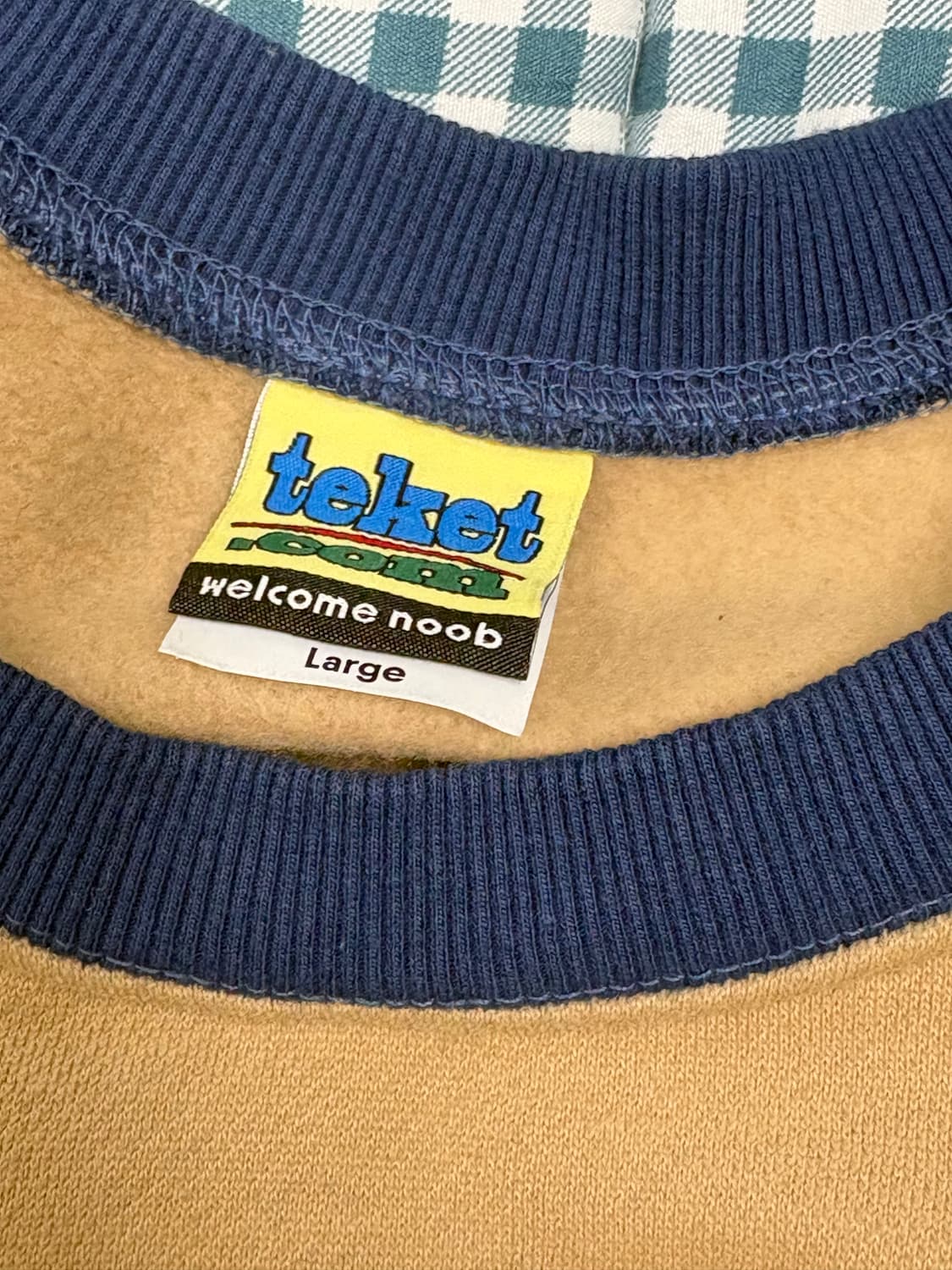 테켓 맨투맨 라지 사이즈 상품이미지2