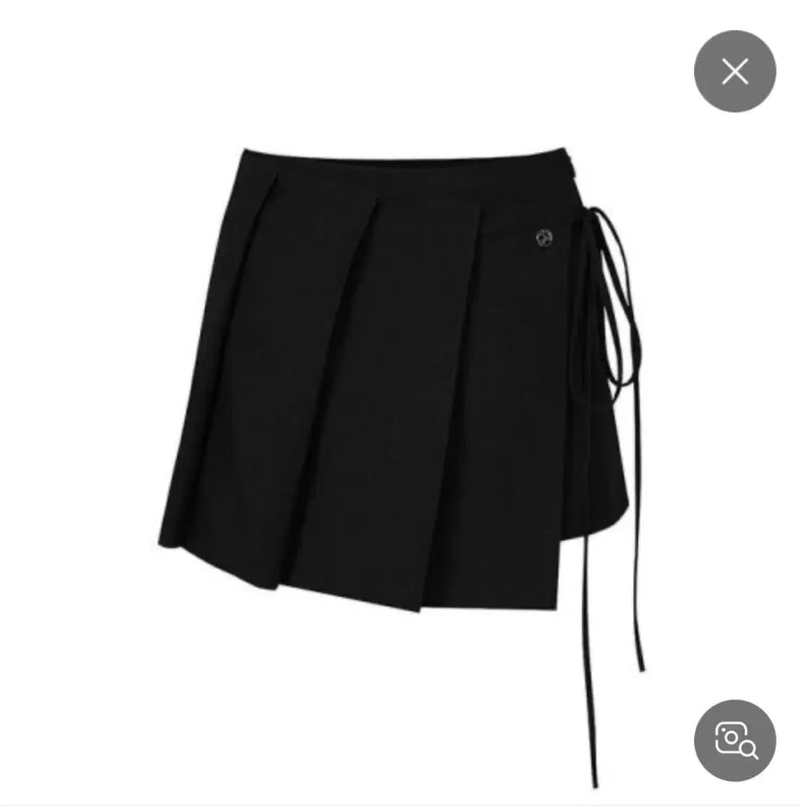 페인오어플레져 레이 미니 스커트 블랙 M 상품이미지1