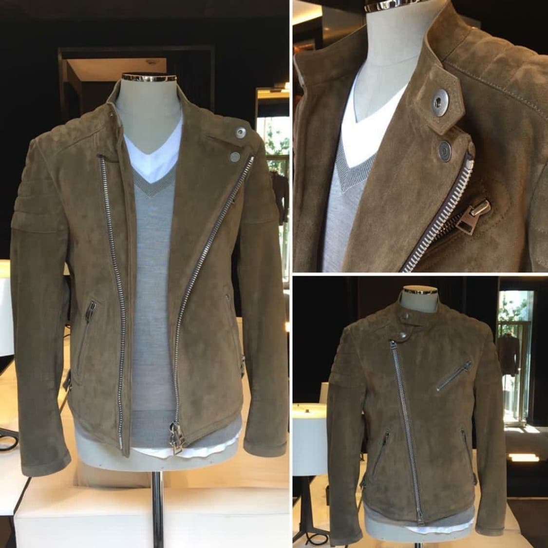 톰포드 아이콘 스웨이드 라이더자켓 상품이미지9