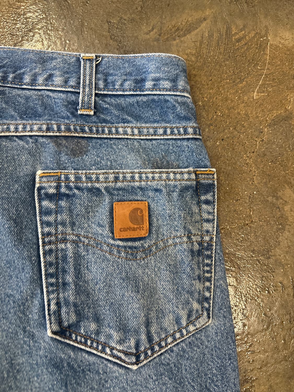 Carhartt 칼하트 릴렉스핏 데님팬츠 34x30 상품이미지5