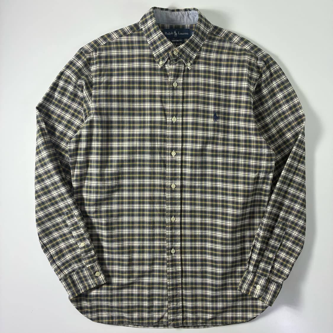 Polo  폴로 랄프로렌 자수 코튼 타탄체크 셔츠   상품이미지1