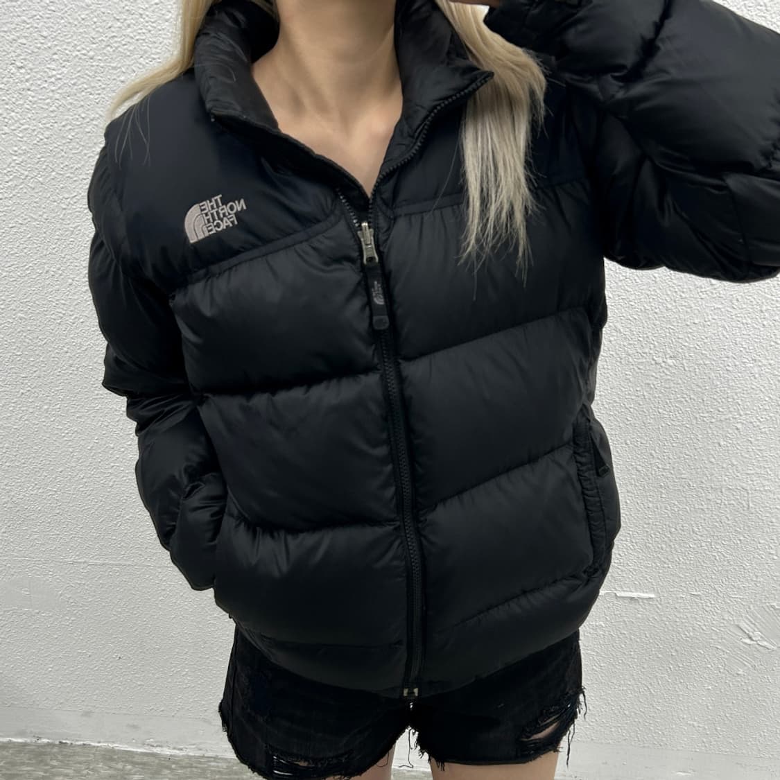 노스페이스 눕시 블랙 패딩 L ( 여성용 ) 상품이미지1