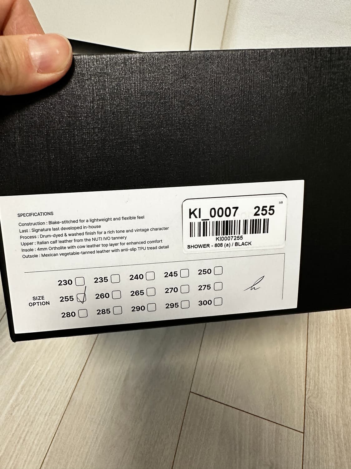 킨치 shower 808 (a) 255 사이즈 새상품 상품이미지8