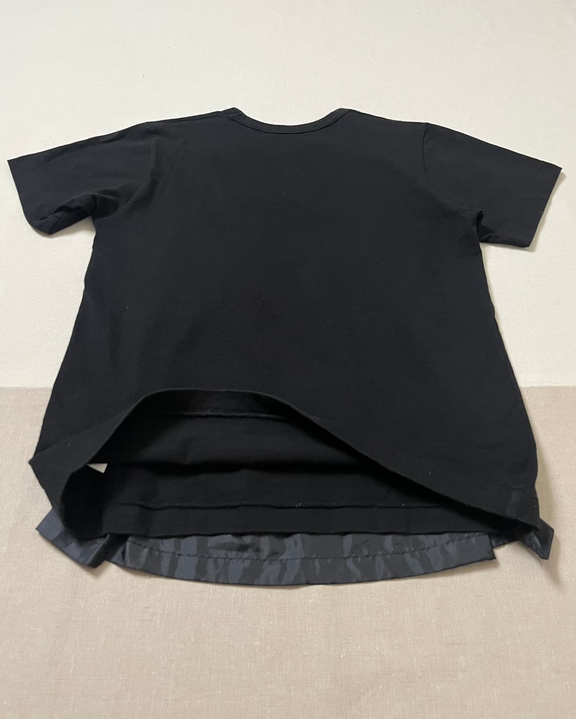 꼼데가르송 큐프라 패치 레이어드 티셔츠 comme des garcons 상품이미지4