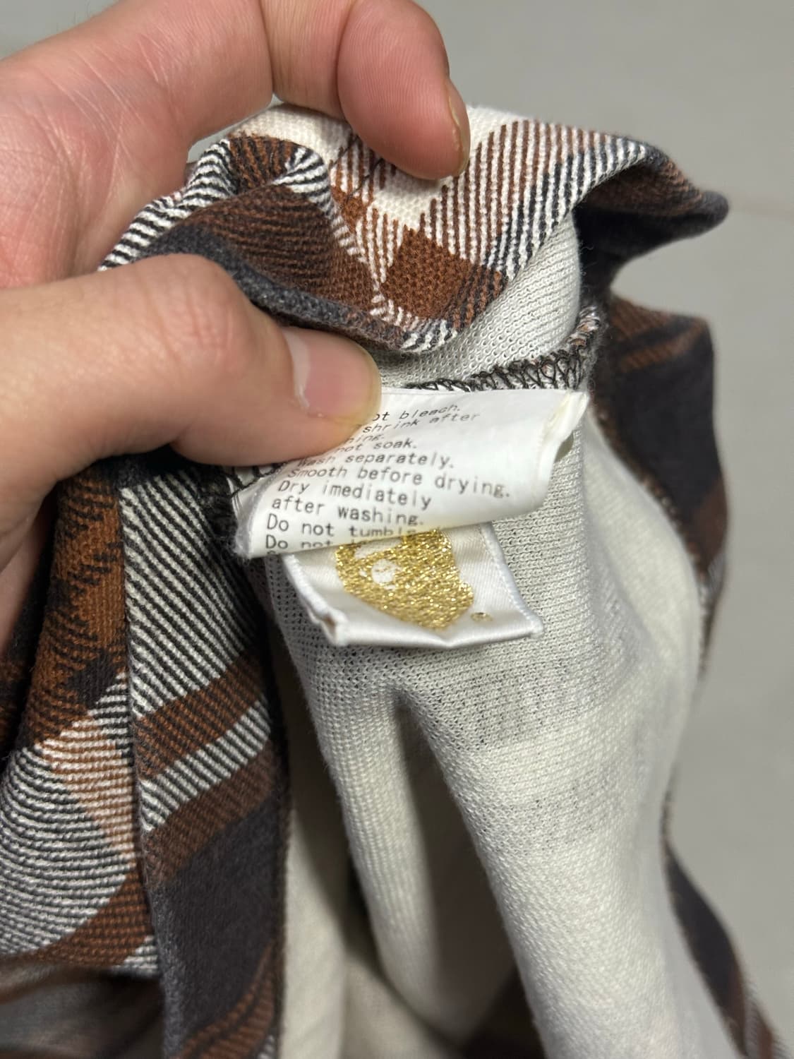 베이프 아카이브 체크 패턴 사루 패치 폴로티 반팔 티셔츠 상품이미지5