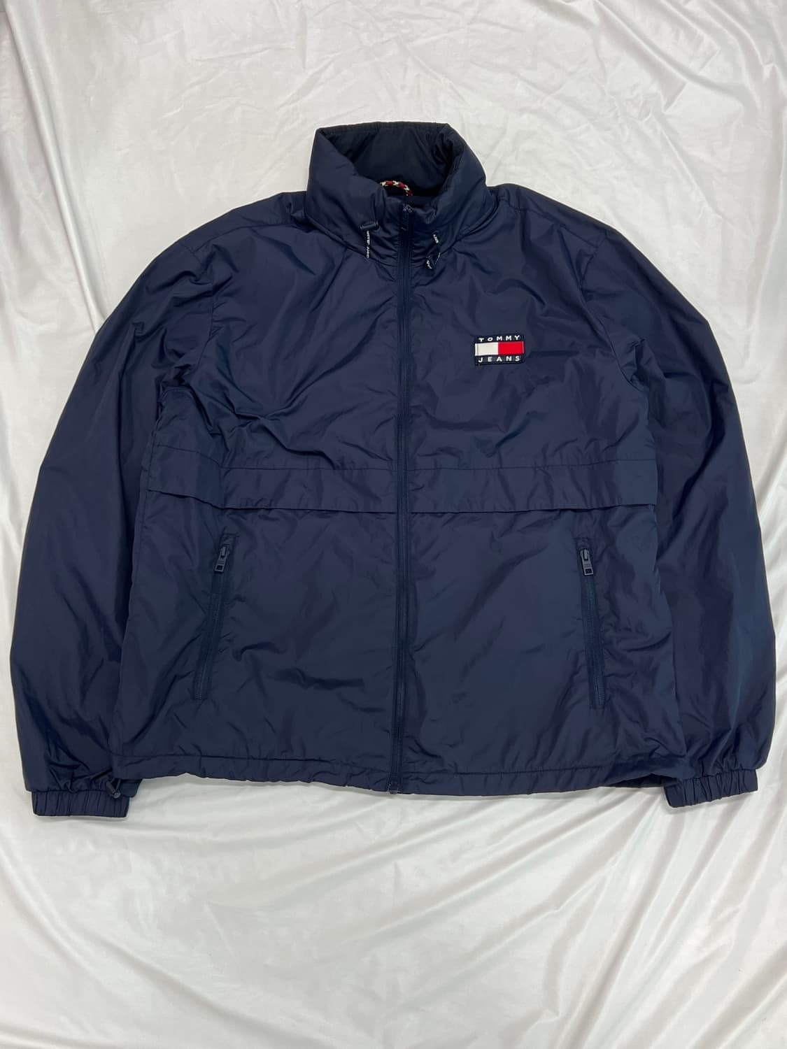(L) 타미진스 패치로고 나일론 요크 자켓 네이비 상품이미지1